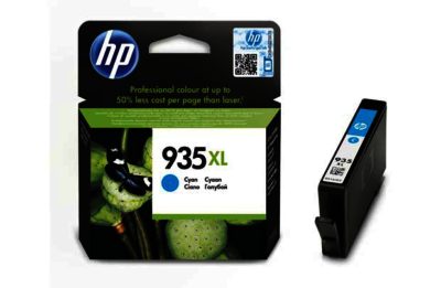 HP 935XL High Yield Cyan Original Ink Cartridge (C2P24AE). HP 935XL High Yield Cyan Original Ink Cartridge (C2P24AE).